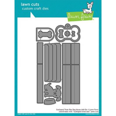 Lawn Cuts Scalloped Treat Box Dog House Add-On